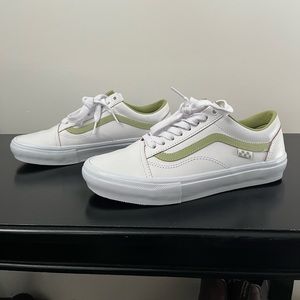 Vans Skate Old Skool Serio Vault Popcush Leather Wearaway Mint 8.5M New with Box